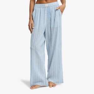Striped Wide Leg Lounge Pants