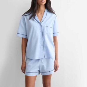 Cotton and Modal Short Pajamas Set