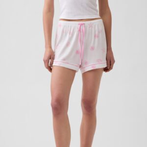 Seashell Print Ultra-Soft Modal Pajama Shorts