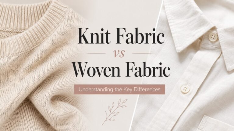 Knit Fabric vs Woven Fabric: