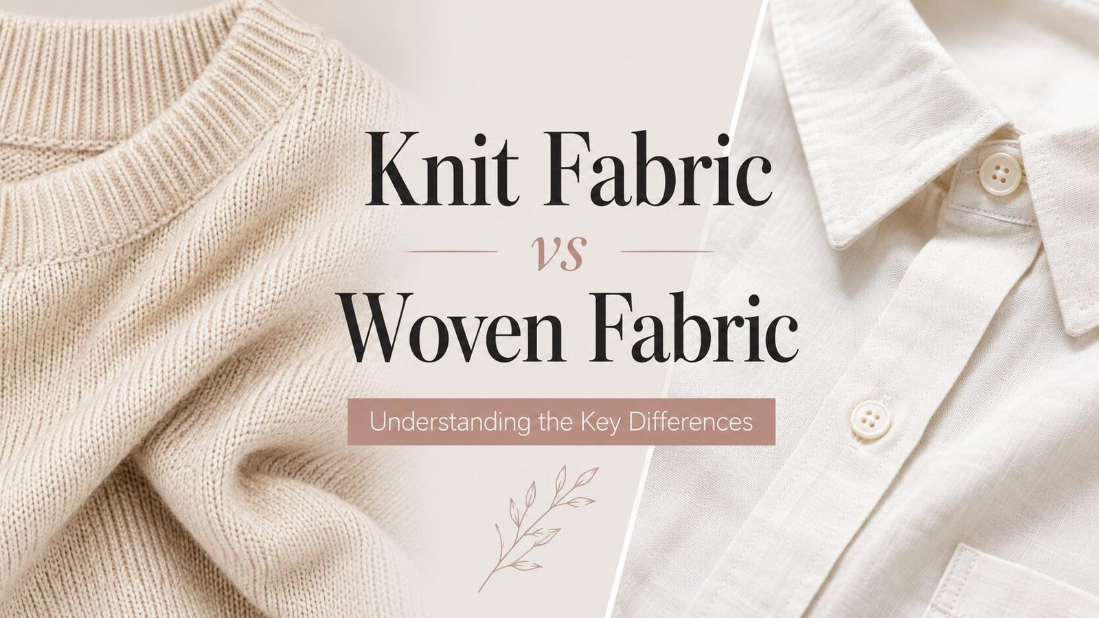 Knit Fabric vs Woven Fabric: